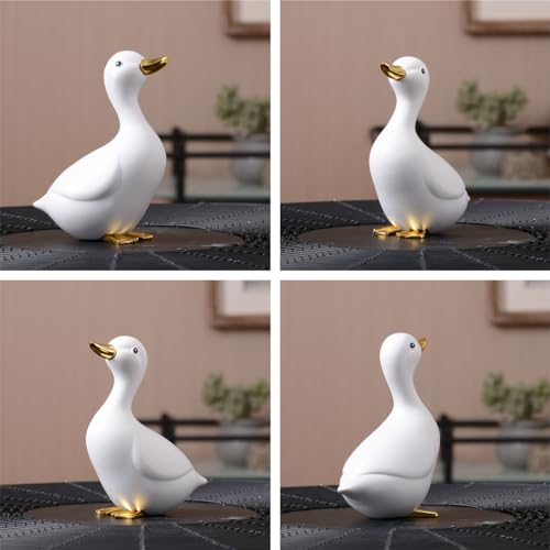 Figura Decorativa Estatua de Pato Moderna 4.7 pulg miniatura 5