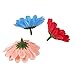 Juvale 60-Pack Artificial Daisies - 6 Colors, 2.1 in Diameter - Artificial Flowers for Decoration - Flowers for Crafts & DIY Projects