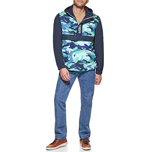 Image of Tommy Hilfiger Men's Retro Lightweight Taslan Popover Jacket