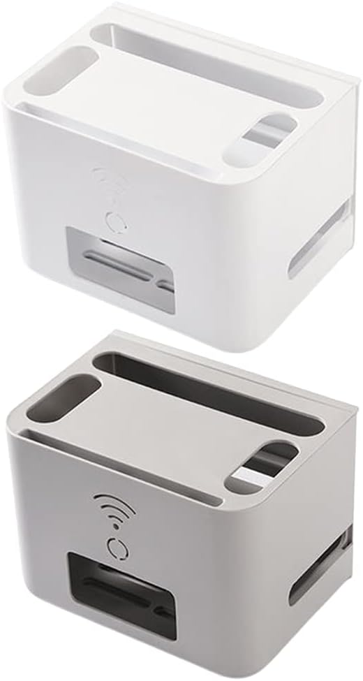 Desktop Wifi Router Storage Box Socket Wire Box Set Storage Rack Power Strip Hidden Finishing Box