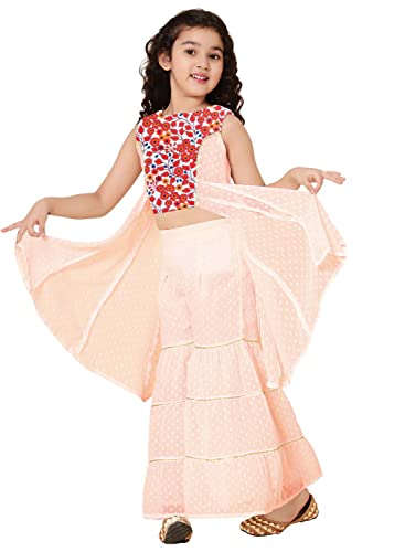 Image of A.T.U.N. (ALL THINGS UBER NICE) Girls Sharara Set
