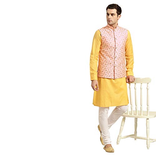 Image of SOJANYA (Since 1958, Men's Silk Fancy Border Dhoti