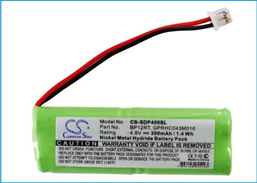 Ejjinenbby Replacement Battery Compatible for DA Transmitter 1900NCP Receiver 1200 Transmitter 202NCP (300mAh/4.8V), GPRHC04016 BP12RT Battery