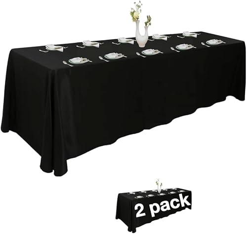 Urby Manteles de mesa extragrandes. Mesas rectangulares de 8 pies con capacidad para 8 a 10 personas, ideales para eventos como banquetes, bodas y
