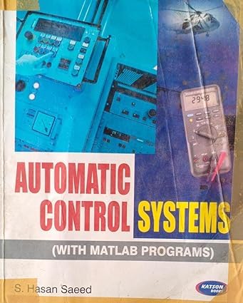 Automatic Control Systems By S Hasan Saeed (Second Hand & Used Book) (S ...