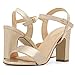 DREAM PAIRS Women's Chunky Heels Open Toe Ankle Strap High Block Comfy Dress Heel Sandals Pumps Shoes,Size 7.5,Gold,Gisela-1