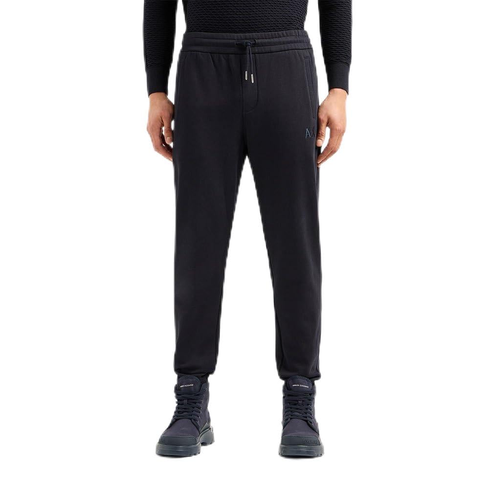 Armani Exchange Pull Up Logo Tape Fleece Jogger Pant - Spodnie dresowe Mężczyźni
