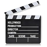 ArtCreativity 映画クラップボード ハリウッド映画テーマパーティーデコレーション アカデミー賞パーティー用品 フィルム装飾 スレートクラッパーボード小道具 ステージプレイ用 楽しいフォトブース小道具
