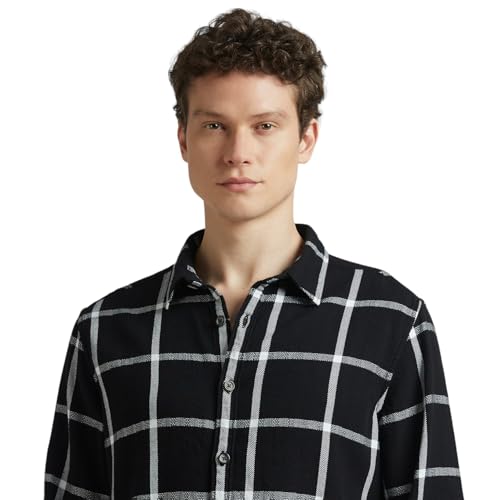 Image of Pepe Jeans Men's Regular Fit Full Sleeve Checkered Cotton Casual Shirt | Check Shirt for Man | Smart & Stylish | Multiple Styles | Mens Casual Shirts