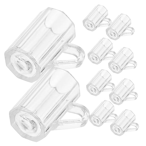 Yardwe 10pezzi Tazze Per Bevande in Miniatura Tazze in Miniatura Realistica Accessori Per Case in Miniatura Mini Oggetti Per Bambole Modelli in Forniture in Per Case Bambole