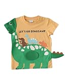 チークルーム 恐竜のお散歩 Tシャツ 460180_OR_110