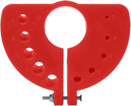 Drill Bit Sharpener, Drill Bit Grinding Attachment, Multi-specification Drill Bit Grinder, Portable Drill Sharpener Angle Grinder for Grinding Drill Bits Red