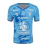 Charly Men's Soccer Liga MX 24/25 Third Jersey - Atlas, Pachuca, Leon, Santos, Xolos (US, Alpha, Large, Regular, Regular, Pachuca)