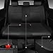 CAR PASS Breatherable Air Mesh Car Seat Covers Full Set, 3D Foam Back Support Automotive Seat Covers, All Season Car Seat Cover Fit Automotive,SUV,Sedan,Van, Airbag Compatible (Black)