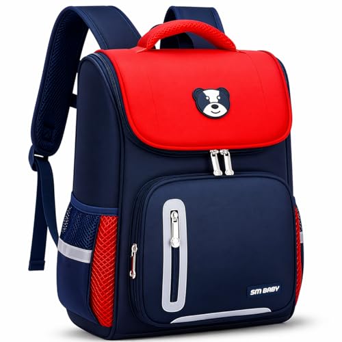 Image of School Bag for Boys & Girls 6-10 Years | Kids Lightweight Waterproof Backpack for 8-10 Years | Spacious Durable Book Bag for Primary & Middle School Students