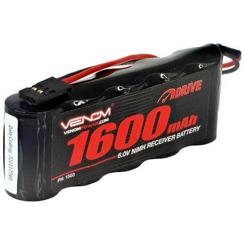 Venom Drive Series 5S - 1600mAh 6V Flat Receiver NiMH