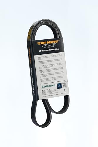 Image of Top Drive, 3PK860, Premium Engine EPDM Serpentine Belt, 34.41 inch Length | 3-Rib, Automotive Replacement Serpentine Belt, Equivalent References K030338 and 5030335