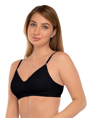 Image of DAISY DEE Women's Girls Cotton Non-Padded Wirefree Seamless Full Coverage Comfortfit Everyday Use T-Shirt Bra - NDSZN