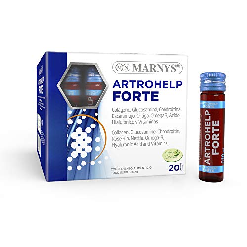 MARNYS Artrohelp Forte con Colágeno Flexibilidad de Huesos y Articulaciones 20 Viales