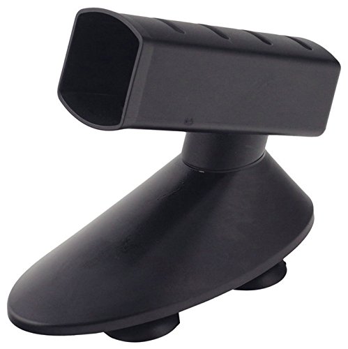 Icarus Heat Resistant Universal Black Desktop Flat Iron Holder With Suction Cups