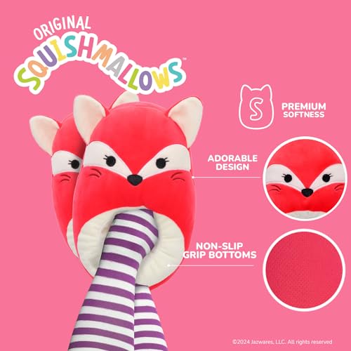 Image of Squishmallows Slippers Plush Lightweight Warm Comfort Soft Aline Slipper House Shoes for Kids and Adults (sizes 11-1 Little Kid / 2-5 Big Kid / 5-10 Adult)