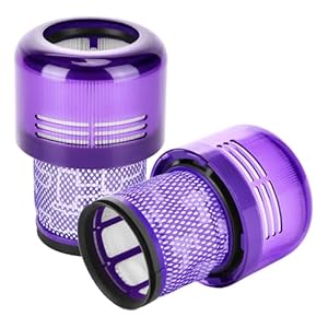Filter for Dyson V15 V11 SV17 SV22 vacuum parts replacement filter V11 Absolute Extra Pro V15 Animal Torque Detect Drive Total Clean For Dyson Replace 970013-02 & 97001302 (2 pieces)
