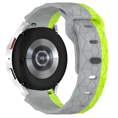 Image of WRIGSS Silicone Strap Compatible with Samsung Galaxy Watch 7 6 5 4 FE - No Gap Football Texture Band, Soft & Durable Replacement Wristband for 40mm 44mm Standard & Classic Models - Men & Women