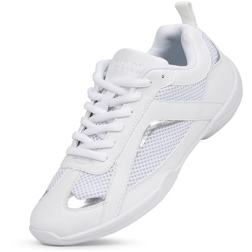 Image of CADIDL Cheer Shoes Women White Cheerleading Dance Shoes