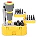 XHTLLO 34Pcs Ratcheting Screwdriver, Fast Ratchet Design Multi-bit Ratchet Screw Drivers, Screwdriver Set with Socket Handle, Manual Hardware Tools