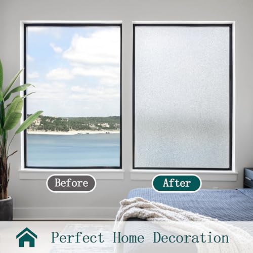 Vinilo decorativo de privacidad para ventana de 17.5" x 78.7" miniatura 3