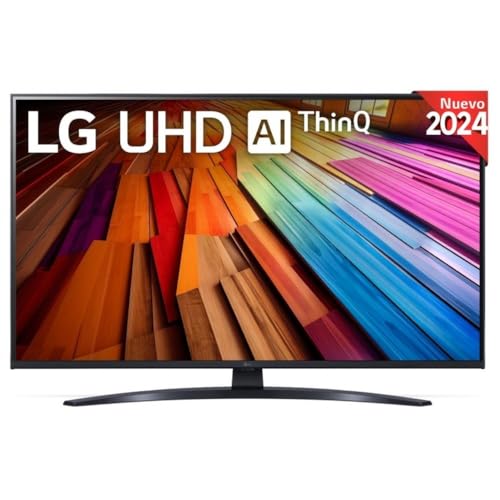 TV LED LG 43UT81 108 cm 4K UHD Smart TV 2024 Noir et Bleu