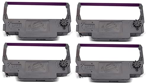 Image of Ep ERC 38 Cartridge Ribbon Compatible for Epson TM-300,TM U210D,TM U220D TM-U220 TM-U220-B (Purple 4)
