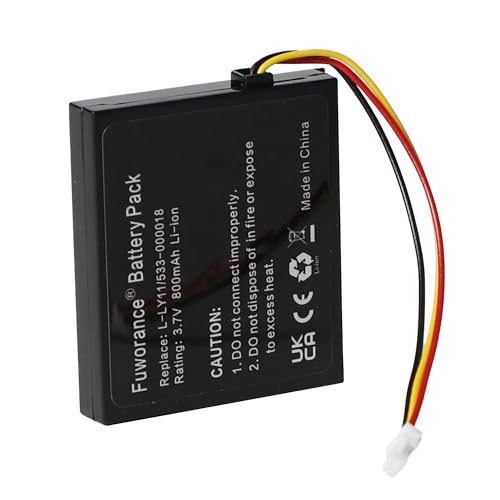 Fuworance Bateria wymienna 800 mAh 3,7 V 533-000018 kompatybilna z Logitech MX Revolution, G930 G930 G930 zestaw słuchawkowy do gier F12440097, L-LY11 litowo-jonowy zestaw słuchawkowy myszy,