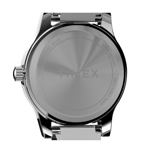 Image of TIMEX Main Street 25 mm Silver-Tone Dial Women Analog Watch- TW2V69600