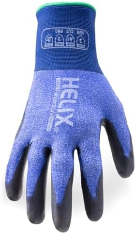 HexArmor High Dexterity Work Glove, Touchscreen capable, Semless Knit Helix 1032