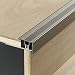 Produktbild PARADOR Werkzeug Treppenkantenprofil Aluminium Edelstahl für Parkett Bodenbeläge 8-18 mm
