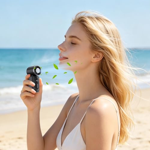 Ventilador portátil recargable ideal para la playa, coche y aulas escolares 3