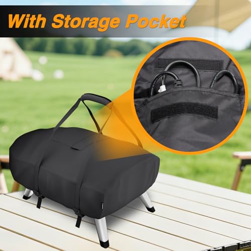 Image of EVRBUL Pizza Oven Cover for Ooni Koda 16 Inch with Pocket and Carry Handle