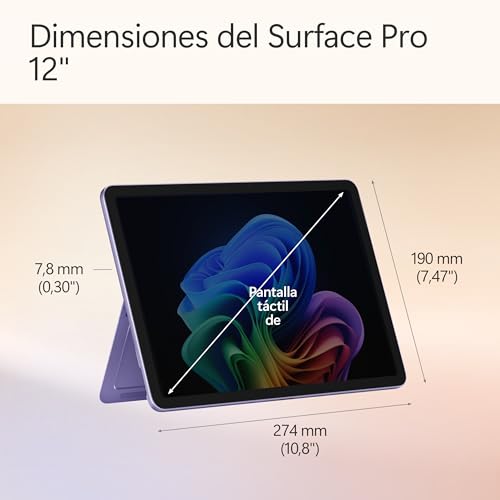 Miniatura 15 de Microsoft Surface Pro Copilot Pc Pantalla Táctil Lcd 12 Snapdragon X Plus 16gb Ram Almacenamiento De 512gb Último Modelo Violeta