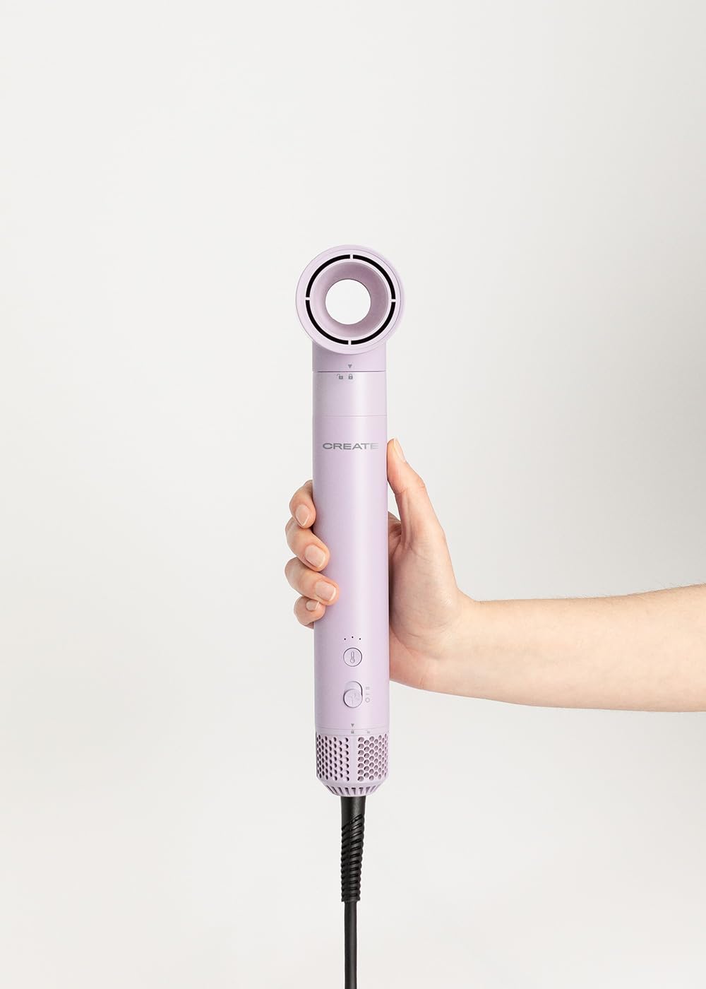CREATE/ION STYLER PRO ADVANCE / 8-in-1-Ionen-Lufttrockner und Stylingbürste Violett/DC Brushless Motor, 2 Geschwindigkeiten, 8 Aufsätze, 3 Temperaturen, Kühlfunktion, Aufbewahrungsbox, 1400W