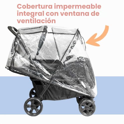 Miniatura 3 de Sillas De Paseo Marca Bambisol. Modelo Poussette Double, Pour Enfants En Âge Rapprochés.