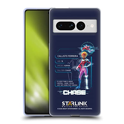 Head Case Designs Officially Licensed Starlink Battle for Atlas Chase Character Art Soft Gel Case Compatible with Google Pixel 7 Pro