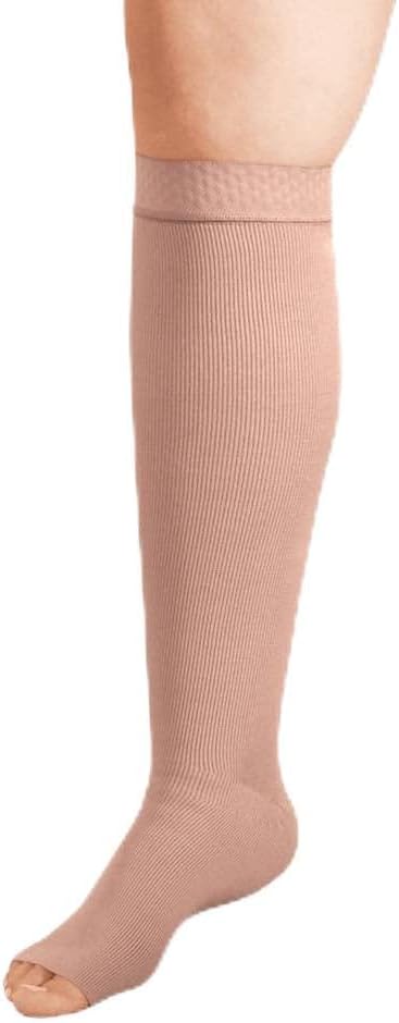 Exo Strong Compression Stocking Below Knee XXL Short Beige 20-30 Open Toe