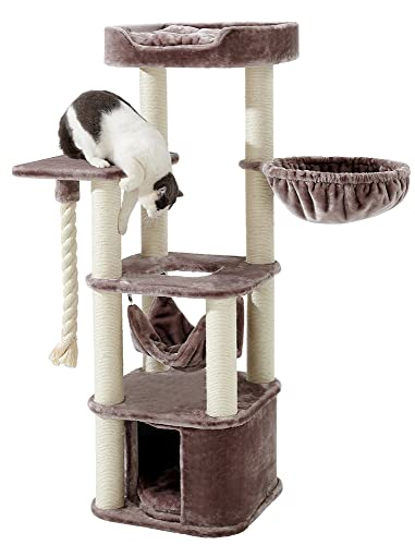 Nobby Arbre à Chat Classic Zada, Cappuccino, 50 x 50 x 145 cm, 1 pièce