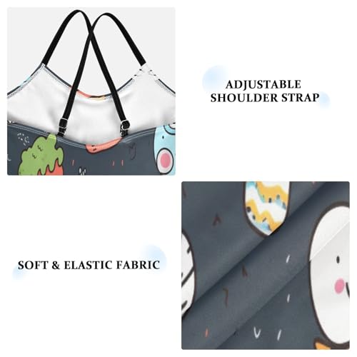 Cartoon Bear Girls One-Piece Swimsuit Beach Bathing Suit3