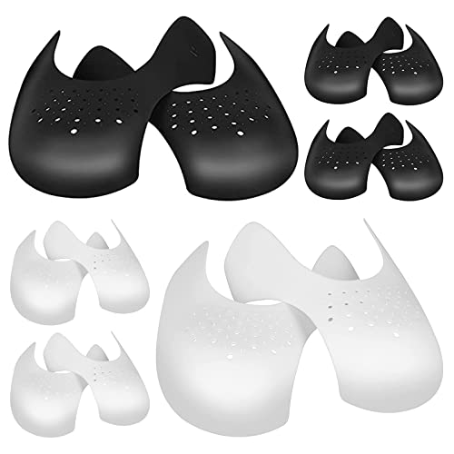 Riiriou 6 Pairs Shoe Crease Guard Protectors For Air Force Anti-Wrinkle Shoe Toe Box Decreaser Fit Men's Us Size 7-12" Sneaker And Casual Shoes (Women's Us Size 5-8") #TOP28