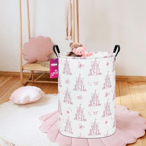 Image of Castle Storage Bin Nursery Organizer Basket