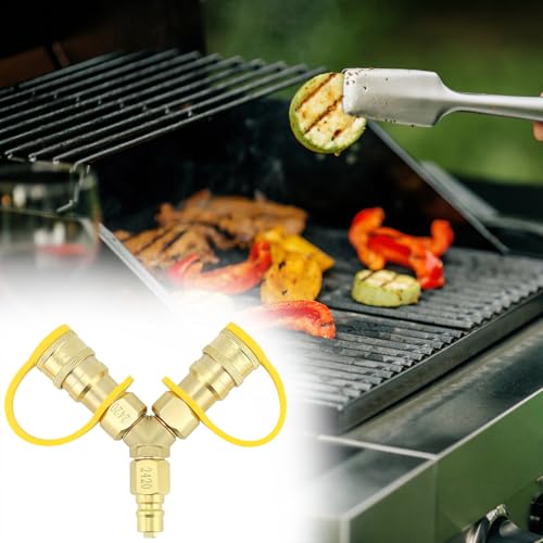 QWORK 3/8" Y-Splitter Separator for Natural Gas & Propane Systems - Quick Connect Disconnect Adapter by QWORK - Image 8