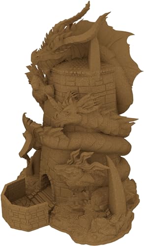 Tour de dés Feldherr Tiamat dorée pour jeux de société