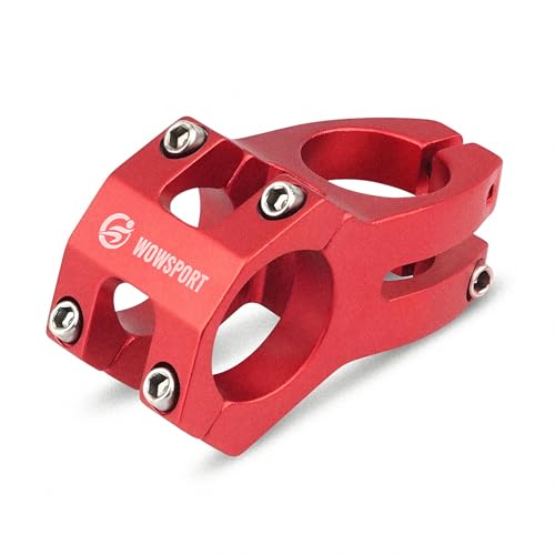wowsport 31.8mm Bike Stem 45mm - Lightweight CNC 6061-T6 Aluminum MTB/Road Handlebar Stem | Matte...